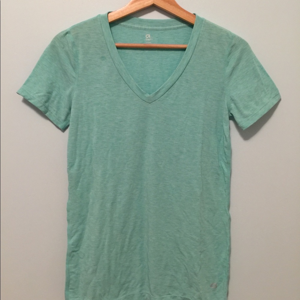 gap fit || breathe || t shirt || turquoise